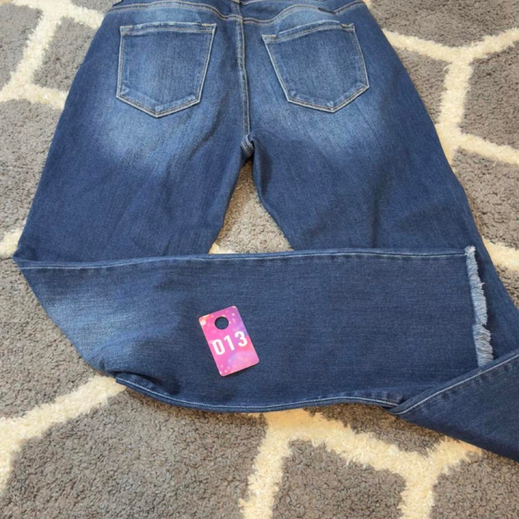 Kancan low rise flare jeans in navy blue #flare #lowrise