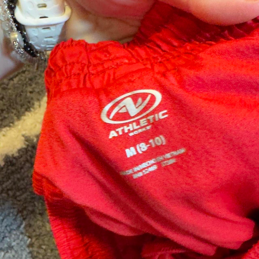 Red Athletic Works shorts and black top bundle in size M (8-10) #athletic #bundle
