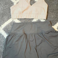 Gray & pink Spider Worldwide workout set in a L #activewear #fitness