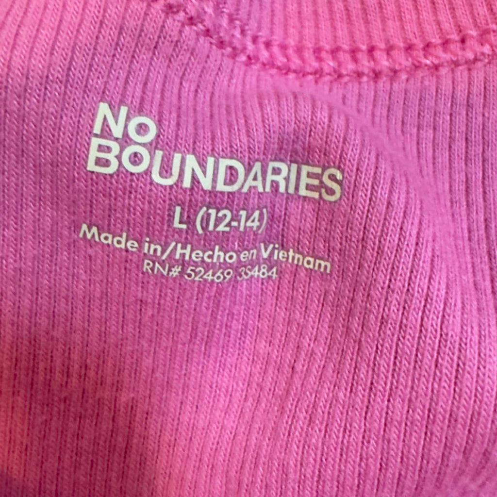 No Boundaries pink & red tank in size L (12-14) #kids #bodysuits