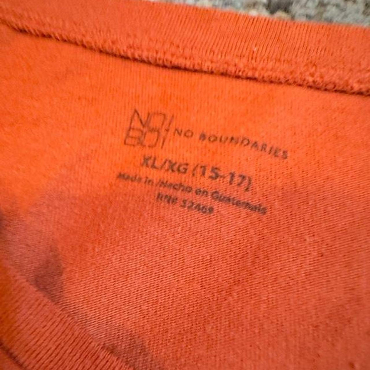 No Boundaries orange & black long sleeve shirts in XL #noBoundaries #longsleeve