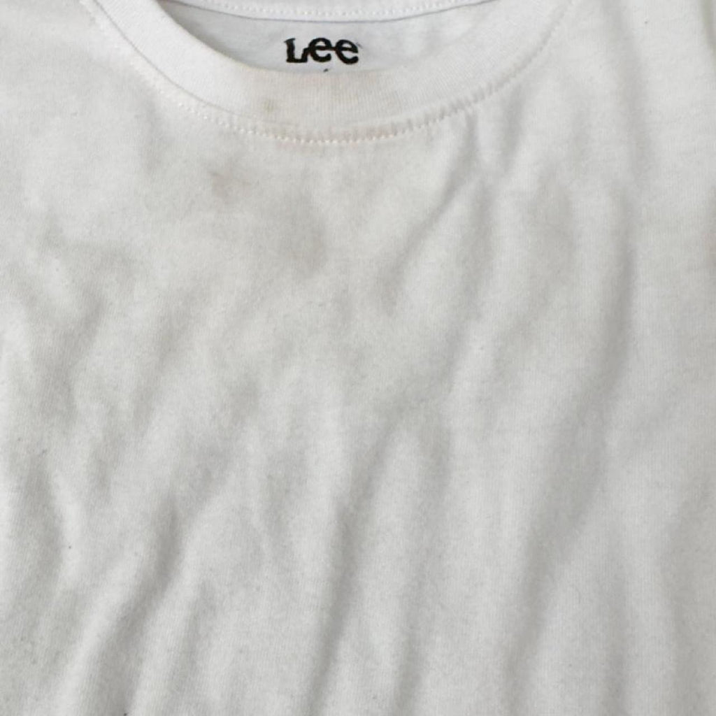 3 bundled Lee boy long sleeve cotton shirts in white, red, and gray . Size 6 #babyboy #stripes - Image 5