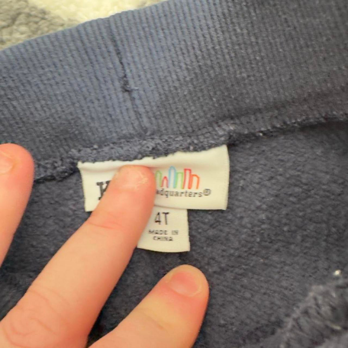 Carter's gray & navy kids hoodie and joggers set size 4/4A #kidsfashion #loungewear