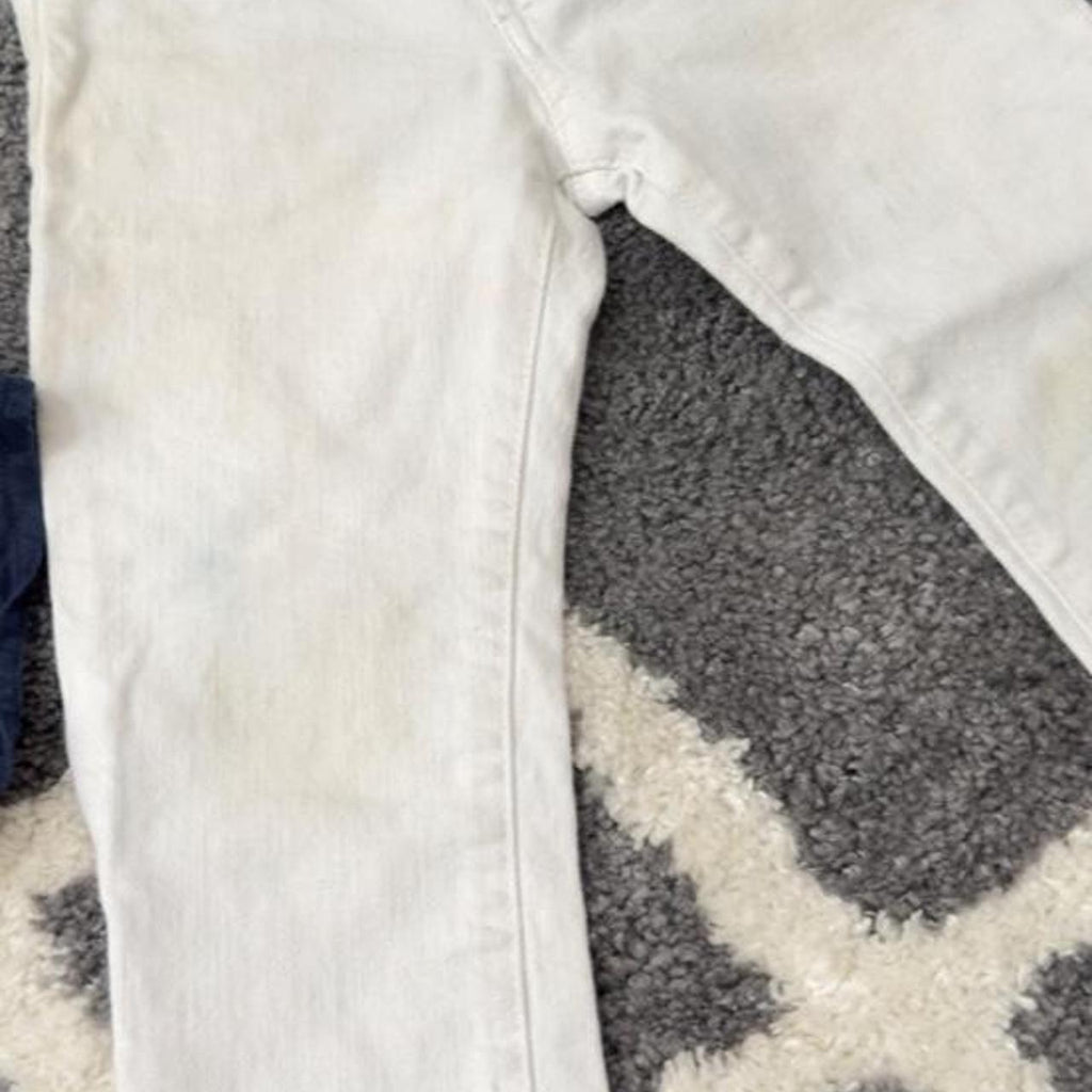 Navy blue and white kids set from Janie and Jack, size 3. Navy blue shirt and white pants. #kidsfashion #matching