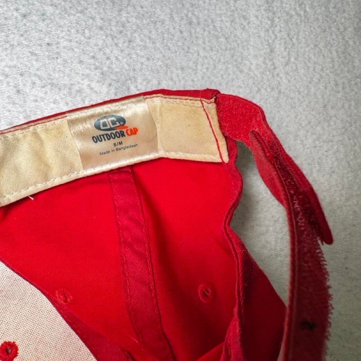 90s MLB Philadelphia Phillies red cap with white P logo with blue star, size S/M #baseball #philadelphia - Image 4