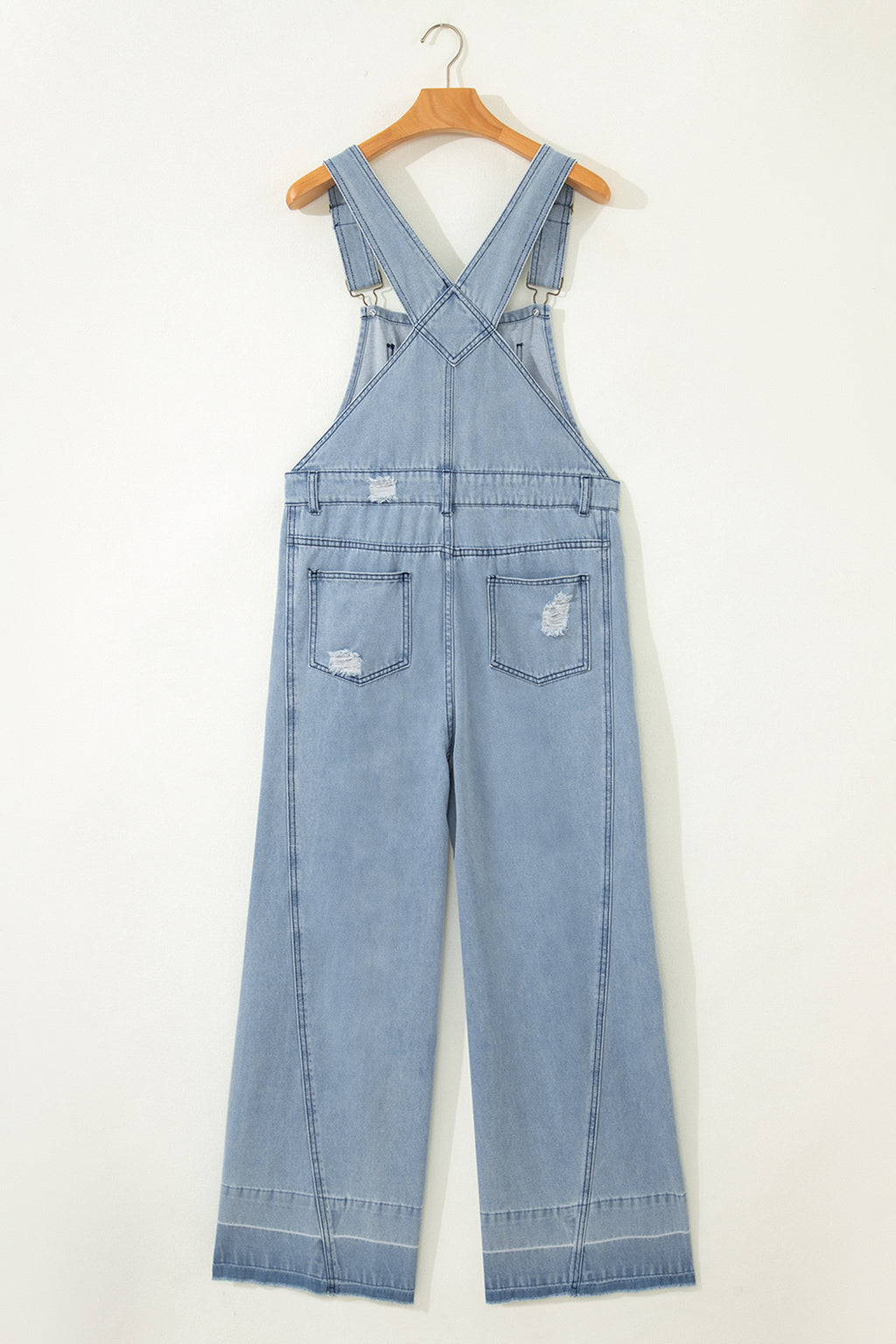 Relaxed & Distressed overalls.
