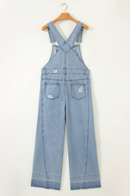 Relaxed & Distressed overalls.